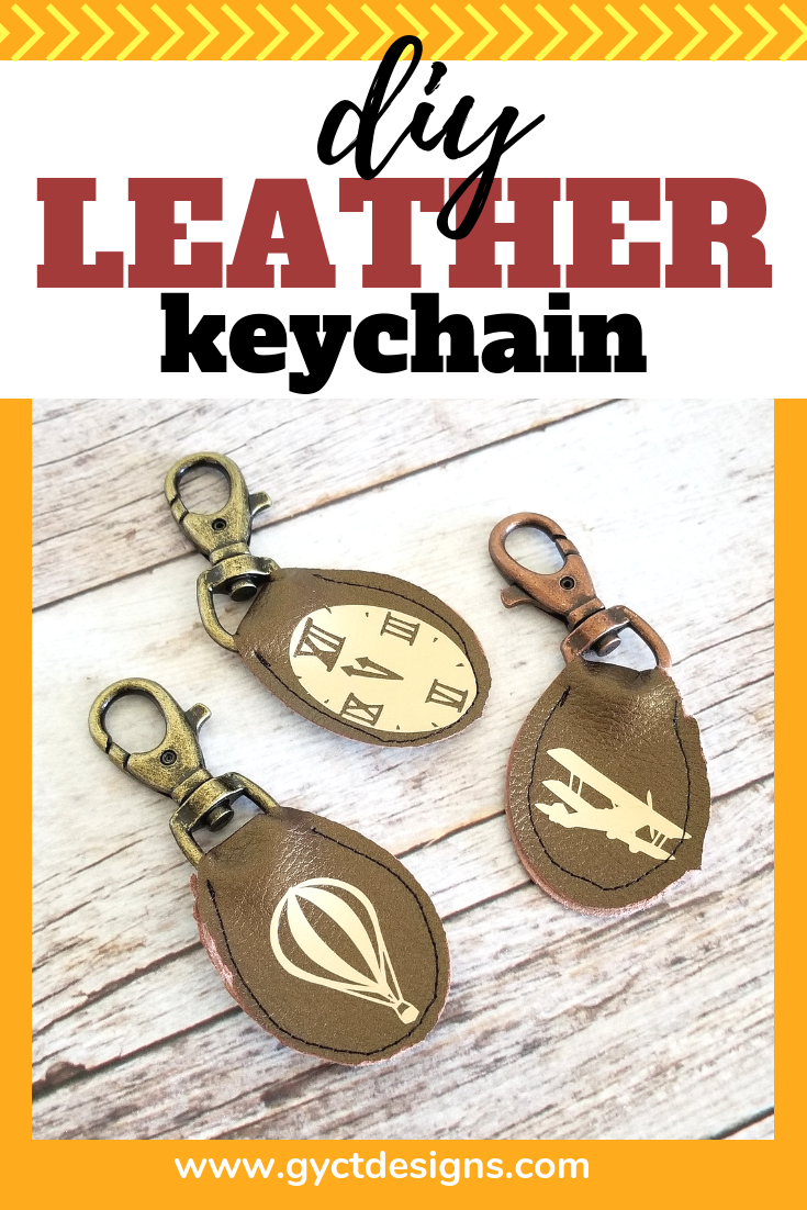 DIY Leather Keychain with a Cricut - Semigloss Design