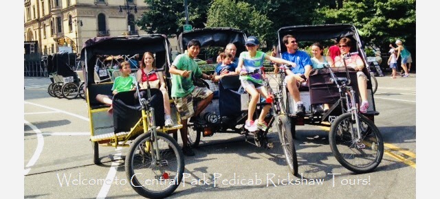 Welcome to Central Park Pedicab Tours!