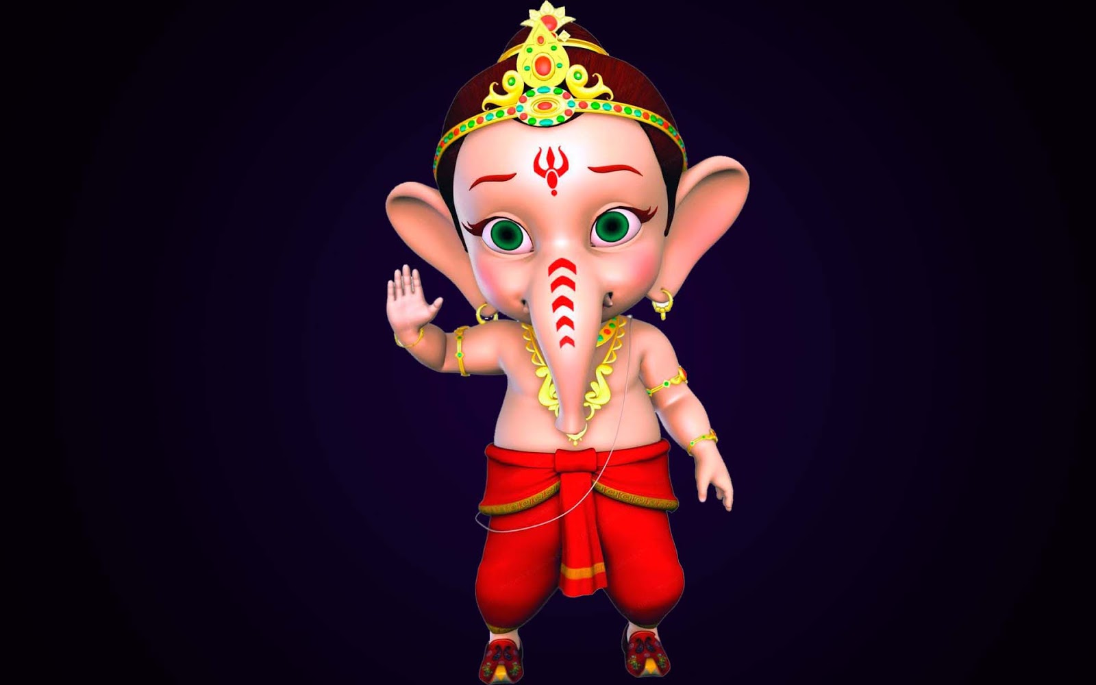 Lord ganesh animated wide wallpapers - New hd wallpaperNew ...