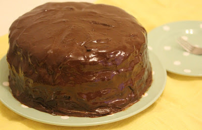 chocolate orange layer cake
