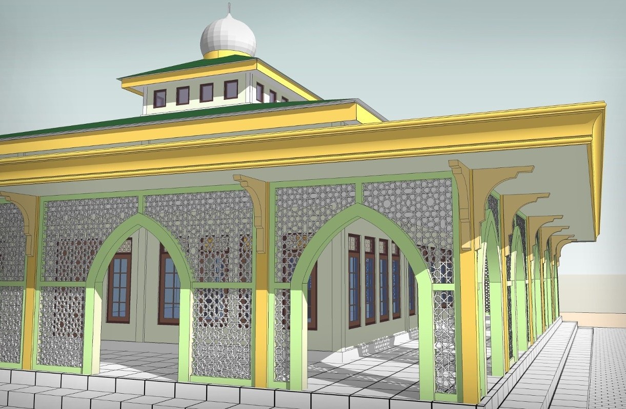 Gambar Desain Miniatur Masjid Nusagates