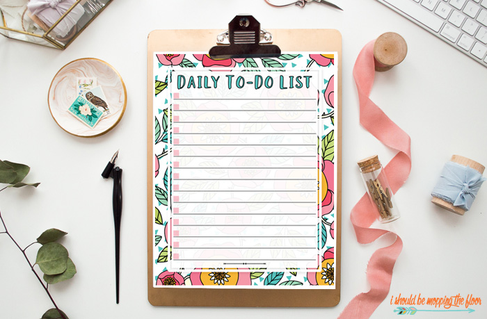 Daily To Do List Printable