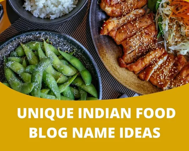 Indian Food Blog and Page Name Ideas List