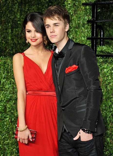 justin bieber and selena gomez vanity fair oscar party. Justin Bieber, Selena Gomez