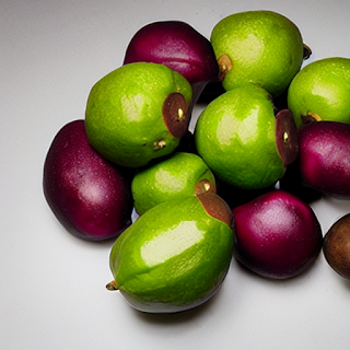 Mangosteen is a tropical fruit with a sweet and sour flavor and an inedible purple skin.