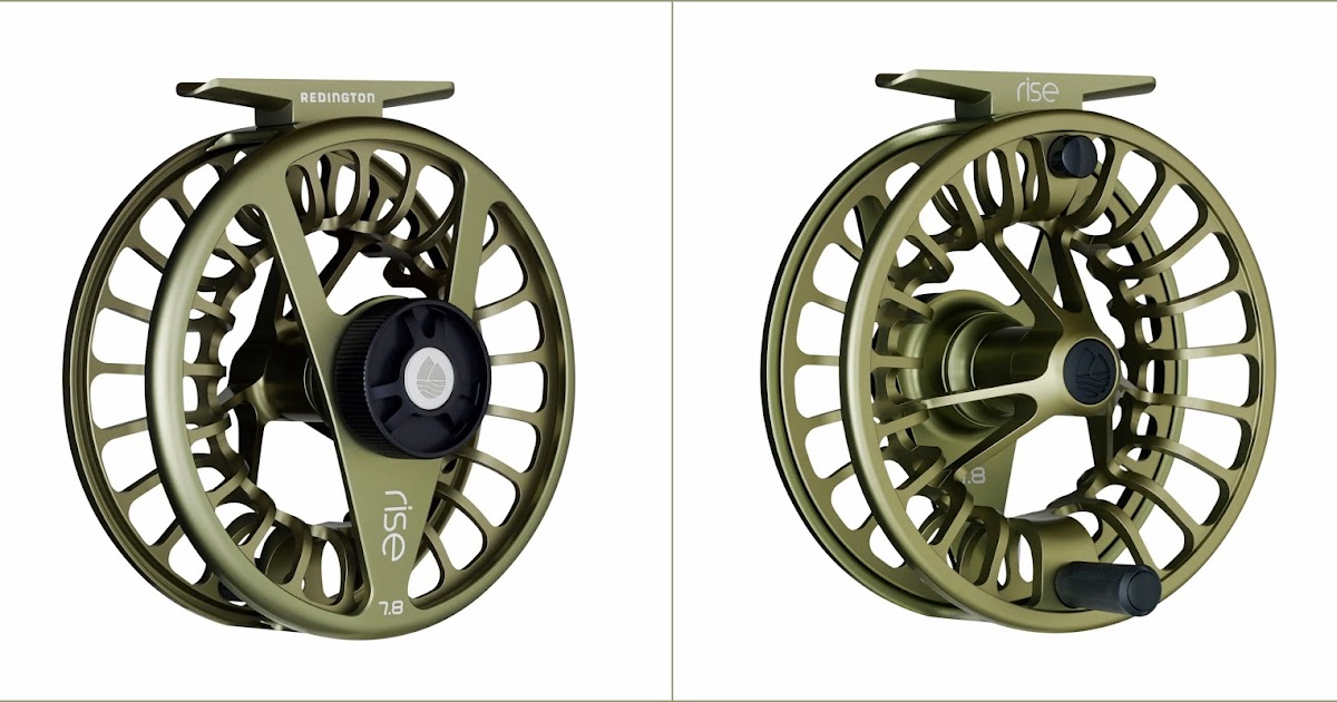 Redington Rise Fly Reels - New Color Olive - Gorge Fly Shop Blog