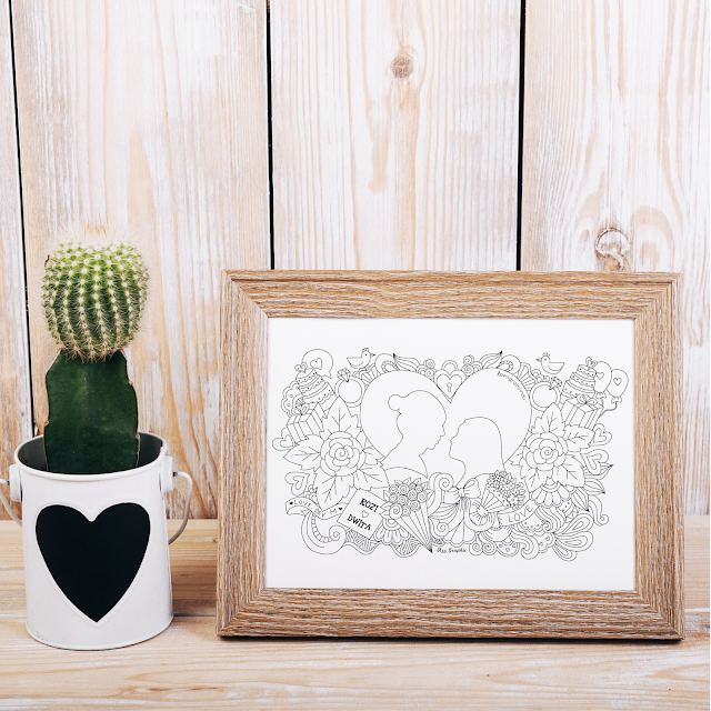 WEDDING DOODLE FRAME