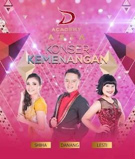 grand final dacademy asia indosiar, perolehan poin lesti danang dan shiha