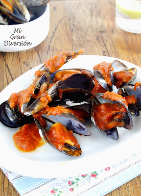  Mejillones con salsa picante