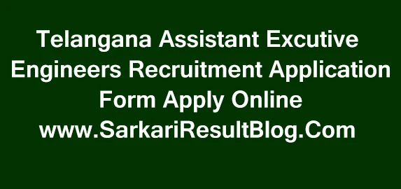 Apply Online For TSPSC Assistant Executive Engineers Posts