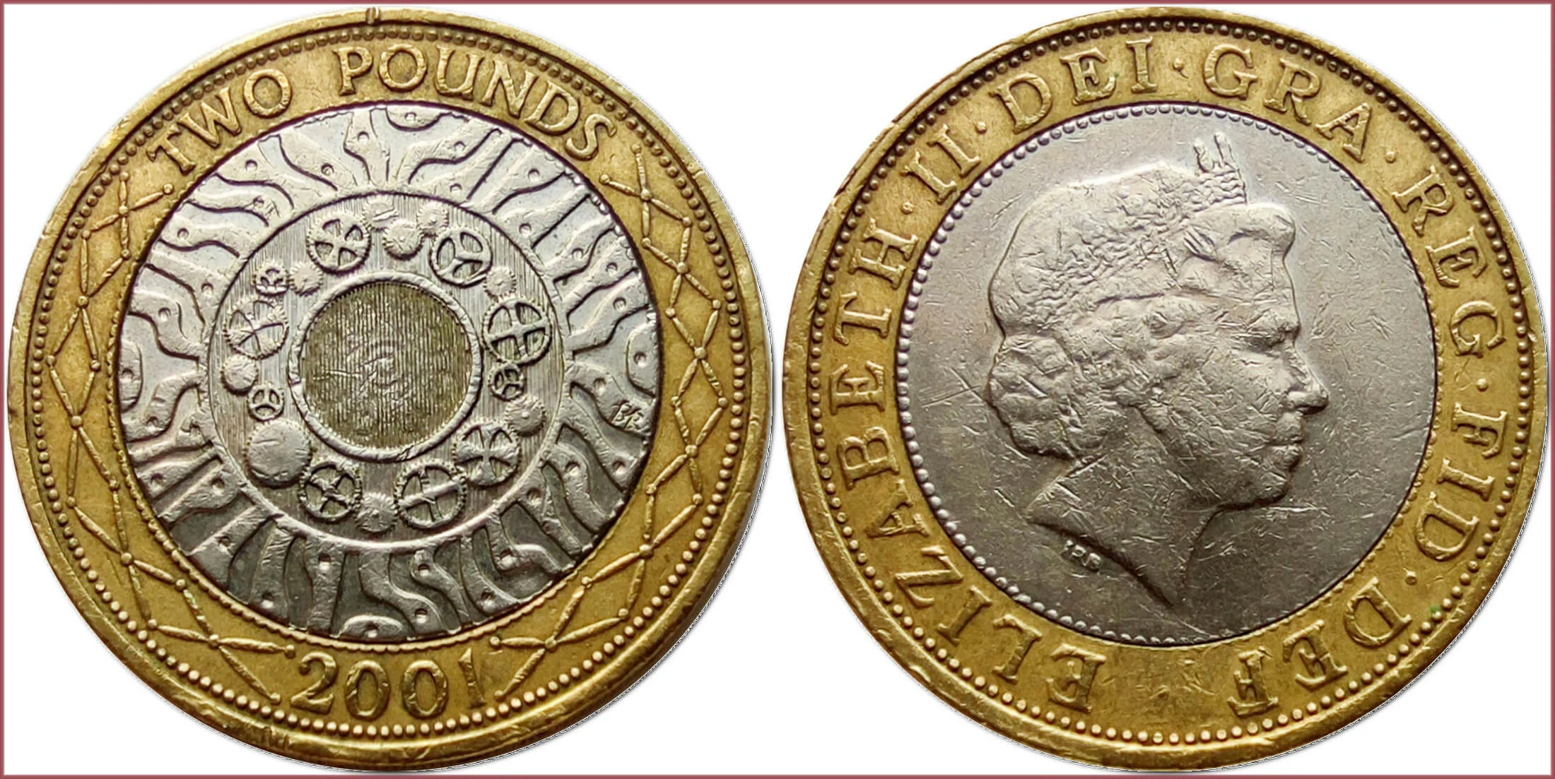 2 pound, 2001: United Kingdom