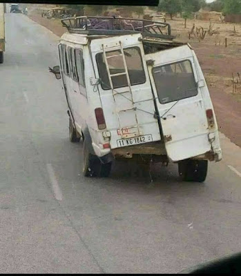 Un camionnette un peu douteuse. Vivement la reprise !