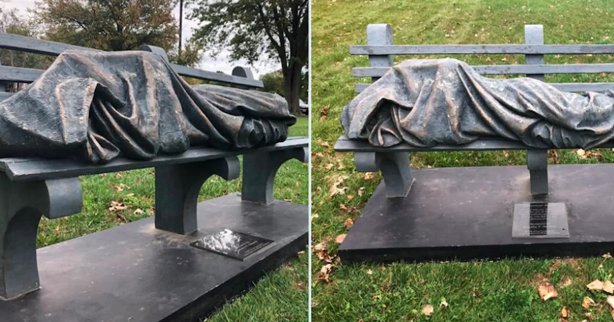 Someone Called The Police On This Statue Of Jesus 20 Minutes After Its Installation Thinking It Was A Homeless Person Sleeping