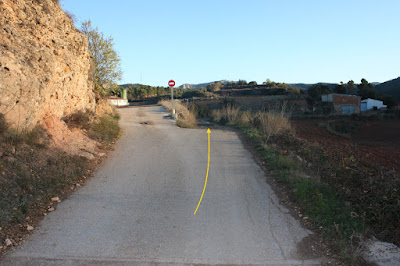 CABRA DEL CAMP-COLL DE SÀRRIA-ROC DEL COGULLÓ-EL COGULLÓ-PUIG DE COMAVERD-COLL DE VALLS, Camí de Cabra del Camp a Vallespinosa