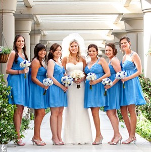 aqua blue bridesmaid dresses