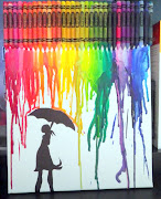 You have seen them all over Pinterest, Melted Crayon Art. Since it is back .