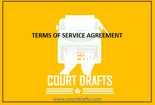 TERMS OF SERVICE AGREEMENT