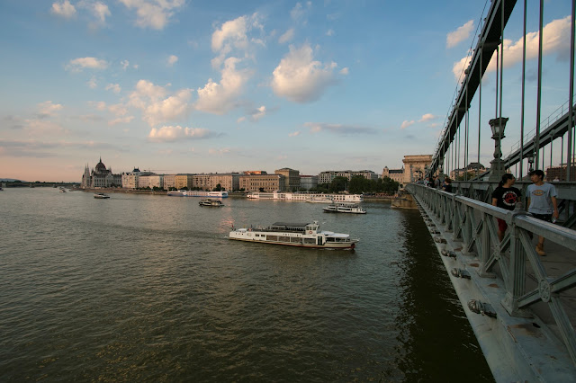 Vista dal ponte delle catene-Budapest