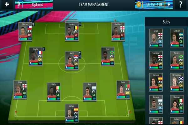 Download Dream League Soccer Mod Manchester United Squad