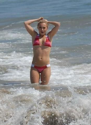 hayden panettiere bikini bra and panties 