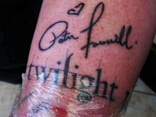 Twilight tattoo designs ideas Twilight tattoo on the foot girl