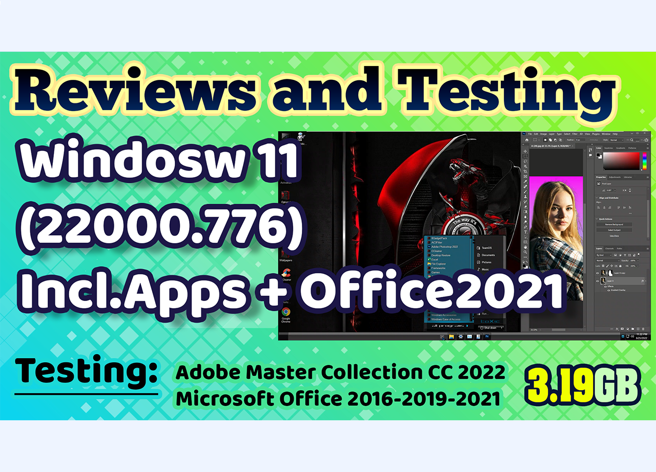 Review Windosw 11 Morph’s Win11 (22000.776) Incl.Apps + Office2021 x64 NO-TPM