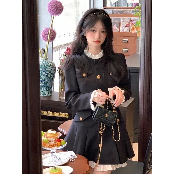 Korean Fashion Cute Black Dress Buy On Amazon & Aliexpress