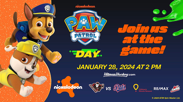 Calgary Hitmen and RE/MAX presents Nickelodeon PAW Patrol Day
