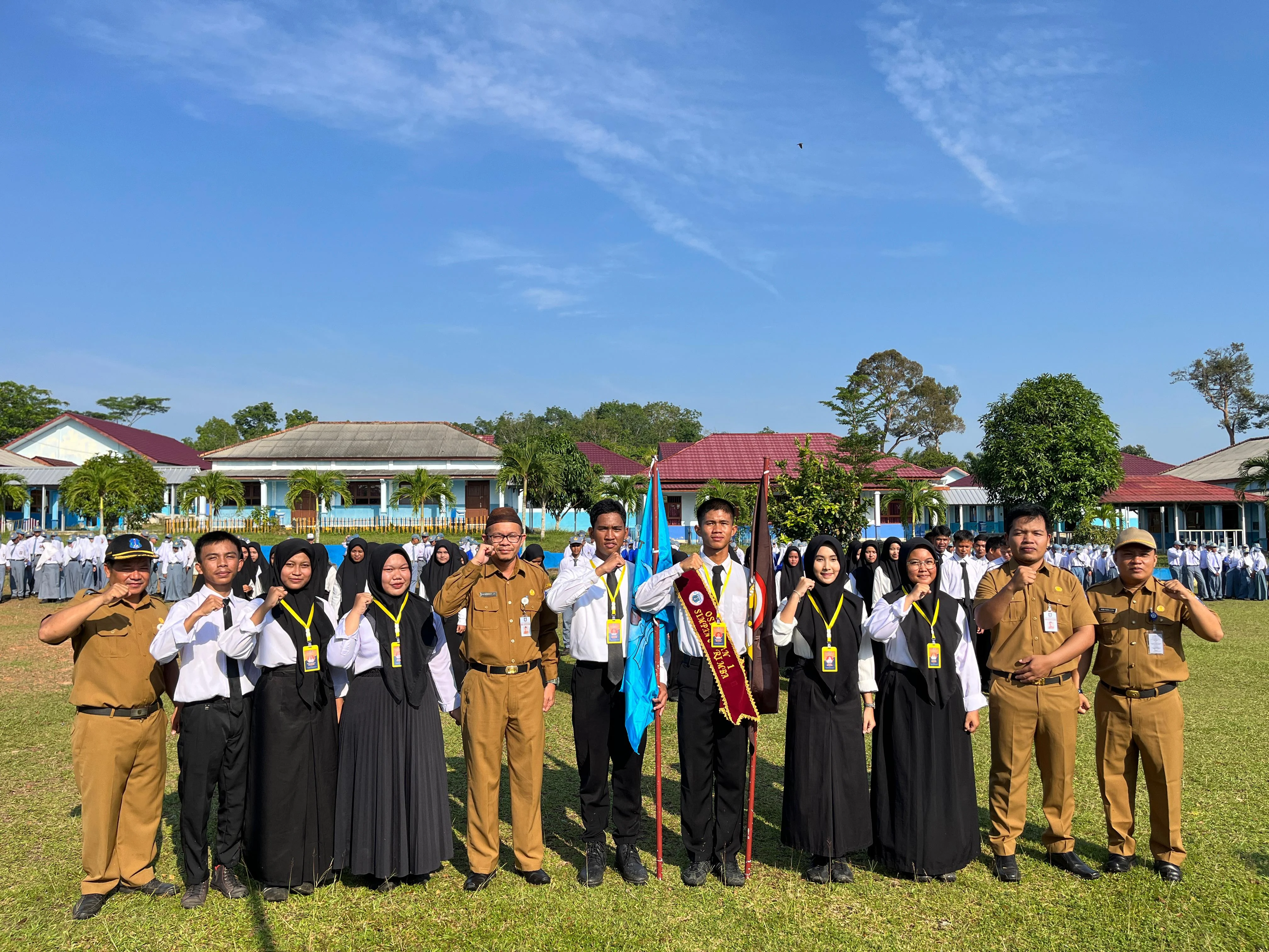 Pelantikan OSIS dan MPK SMA Negeri 1 Simpang Rimba Periode 2023/2024