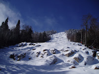 Gore Mountain's signature double black diamond trail, Rumor: victim of 2011-12's poor winter weather.

The Saratoga Skier and Hiker, first-hand accounts of adventures in the Adirondacks and beyond, and Gore Mountain ski blog.