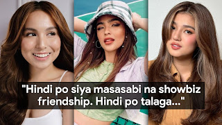 Kyline, hindi raw showbiz friend si Andrea; Gustong makatrabaho si Belle