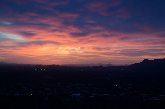 reds long after the sun has set