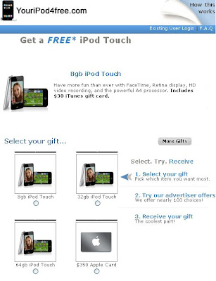 Get free ipod, bonus ipod, free ipod gift,best valentine gift