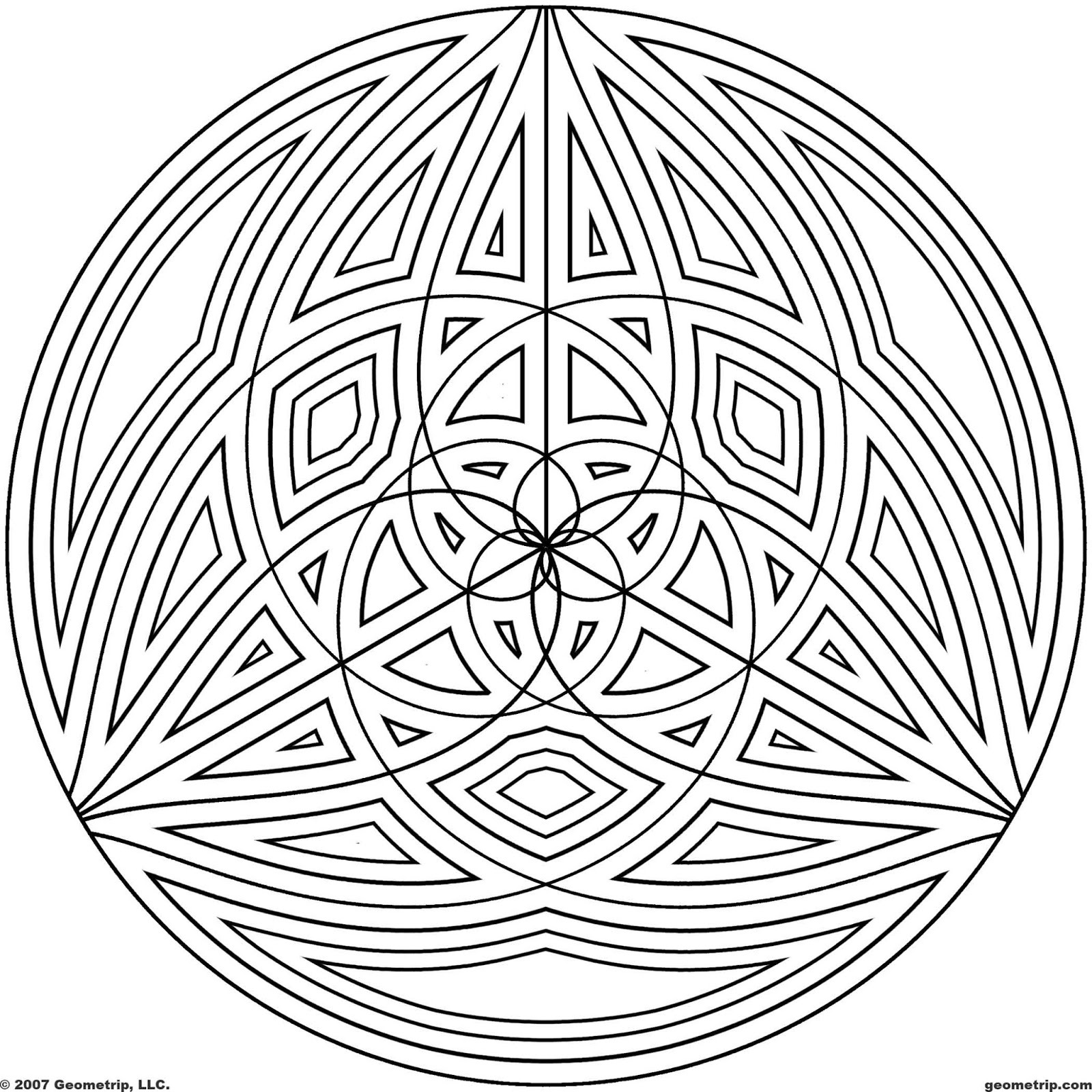 Download 50 Trippy Coloring Pages
