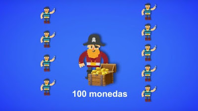 Google 100 Monedas Piratas