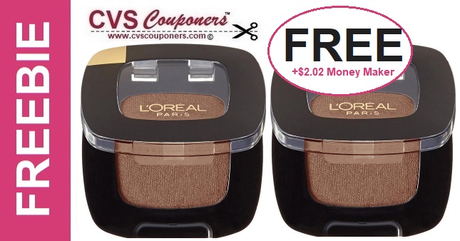 FREE L'Oreal Eye Shadow CVS Deal - 5/5-5/11