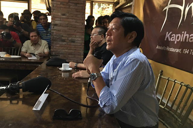 Marcos accuses outgoing President Benigno Aquino III to be the mastermind! Unbelievable!