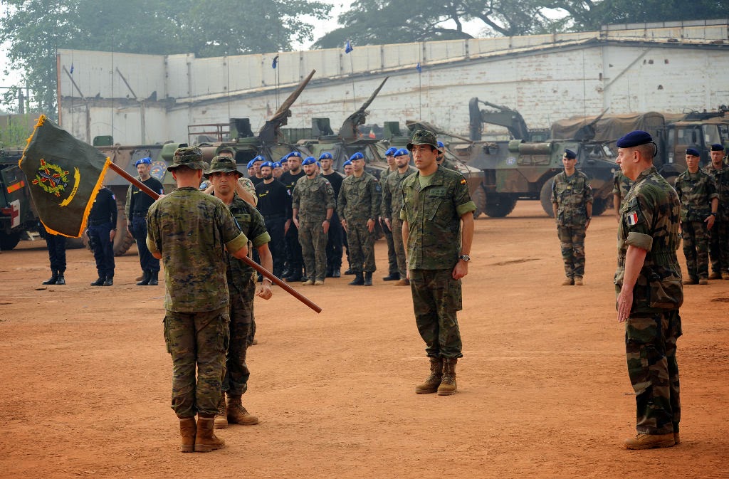 Relevo del contingente de Operaciones Especiales y Guardia Civil en la República Centroafricana