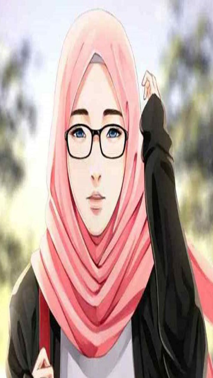 Download Wallpaper  Kartun  Muslimah Cantik 2022 Gambar 