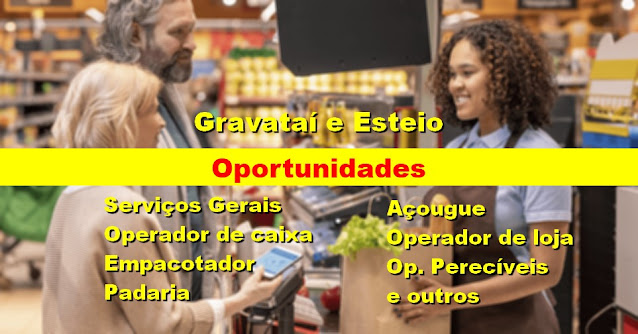 Rede de Supermercados abre vagas em diversos setores em Gravataí e Esteio