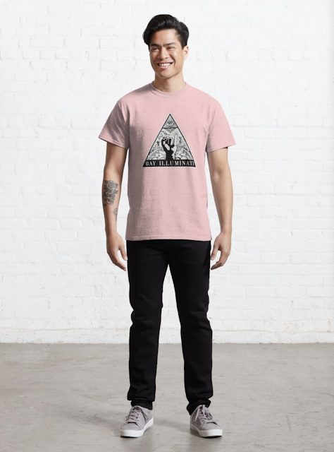 Gay Illuminati t-shirt on Redbubble