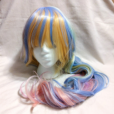 rainbow wig