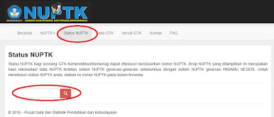 Cara Cek Status NUPTK Bagi GTK Kemendikbud