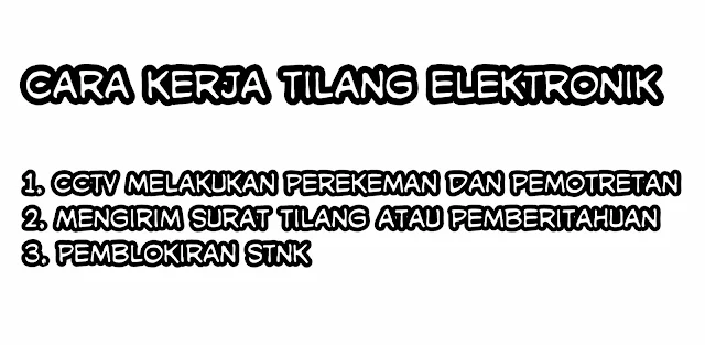 cara kerja tilang elektronik yang mulai berlaku di jakarta