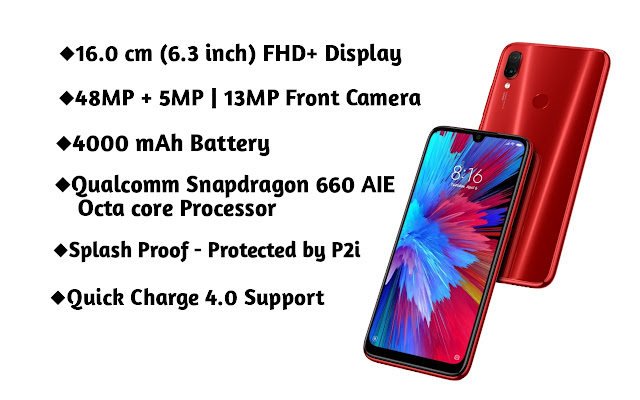 Redmi Note 7S Price in India, Specifications, Comparison | my support