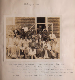 Botany class picture from Marine Biological Lab, 1929