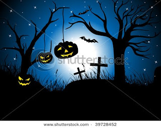 Halloween backgrounds 2017: Blue Halloween Backgrounds, Blue Haunted