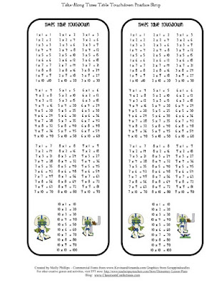 Times Table Games on More Free Times Table Chart Printable File Folder Games Other Fun