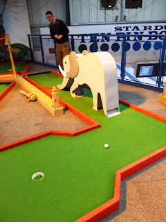 Indoor Crazy Golf at Brean Leisure Dome