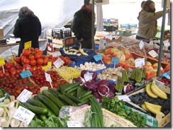 Produce at the market